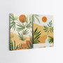 Wallity Lienzo Decorativo Multicolor - Set de 2 Piezas de 70 x 100 cm